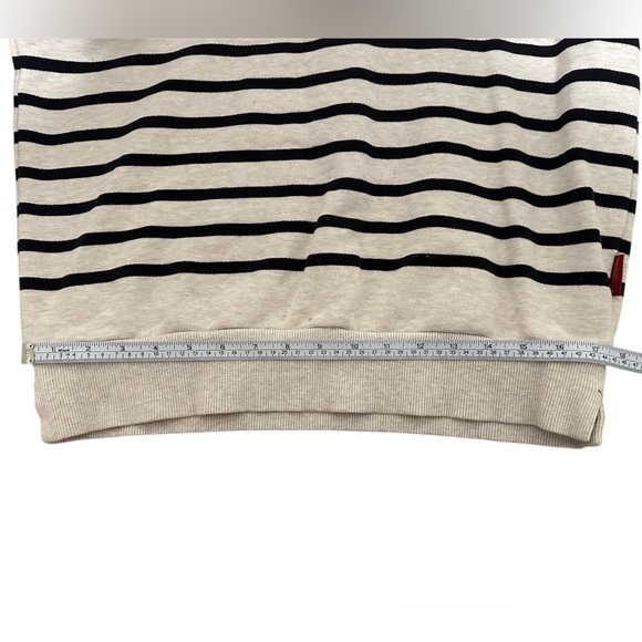Scotch & Soda Cream and Black Crewneck Sweater Timeless Stripes - Picture 8 of 10